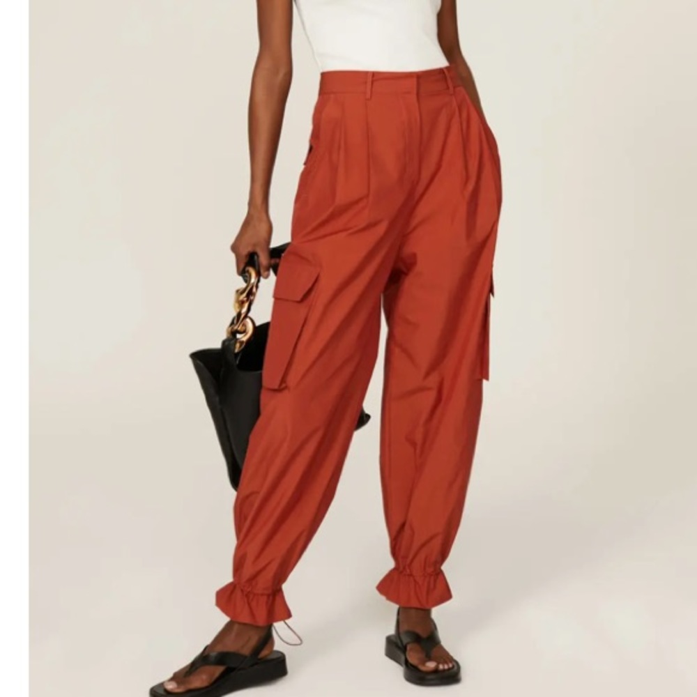 Drae Pleated Cargo Pants size L